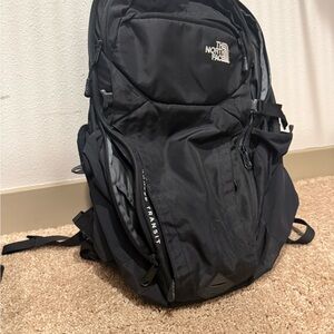 The North Face Black Transit Backpack